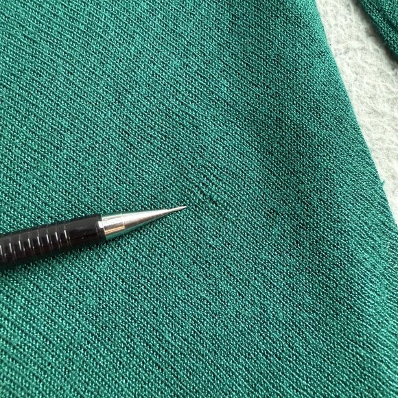 White House Black Market Dress Womens Extra Small Green Tunic Long Sleeve WHBM 1 - Picture 8 of 9